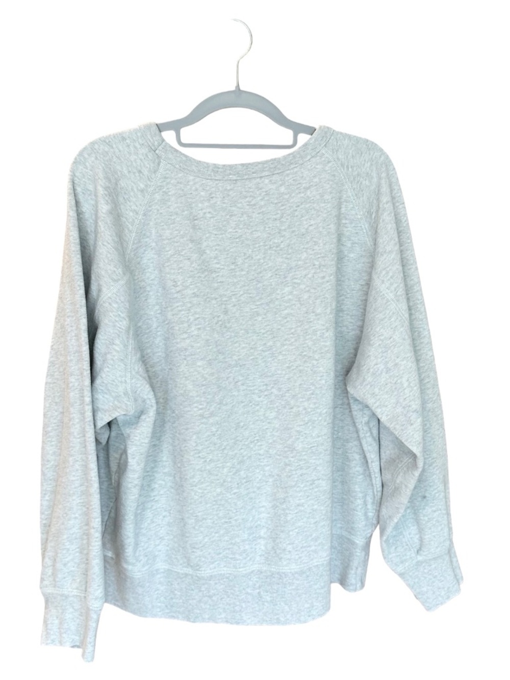 GAP Women's Lightweight Crew Neck Sweatshirt  Gray Size Large - Picture 2 of 10
